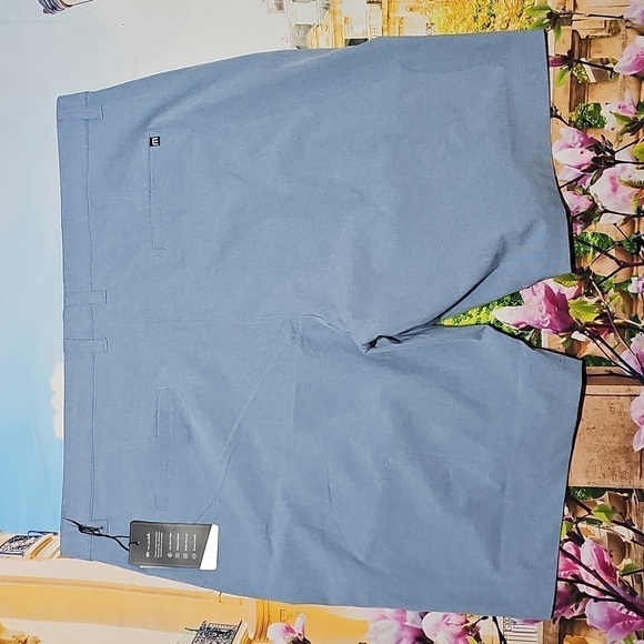Travis Mathew Blue Shorts Beck Size 42 NWT - Picture 4 of 4